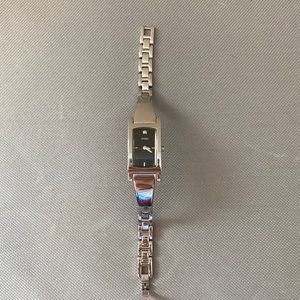 Guess Watch with black face and diamond detail